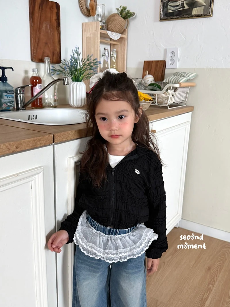 Second Moment - Korean Children Fashion - #toddlerclothing - Wave Hooded Zip-Up - 8