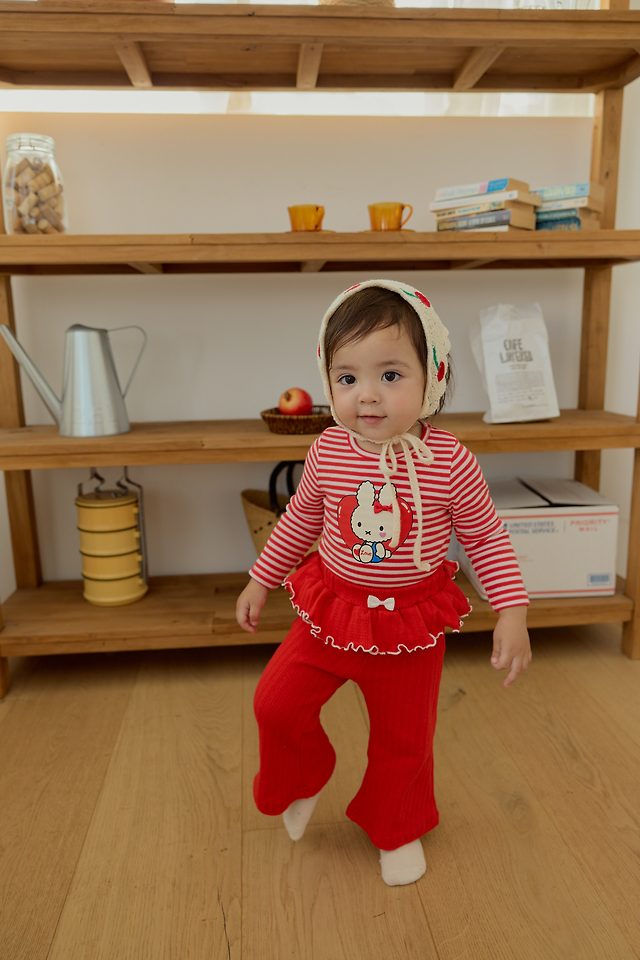 Sera - Korean Baby Fashion - #babyboutique - Lolly Frill Top and Bottom Set - 12