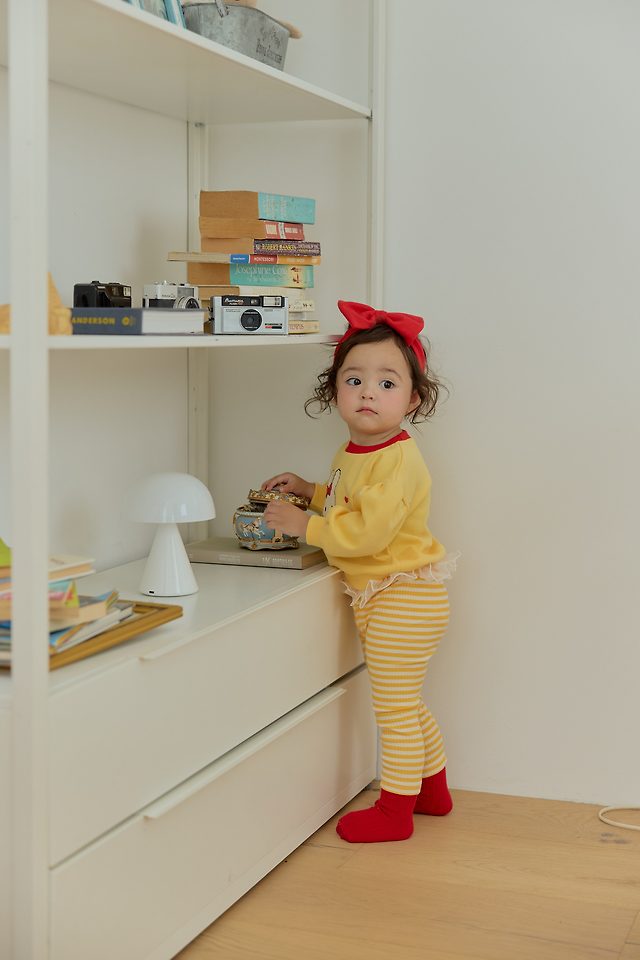 Sera - Korean Baby Fashion - #babyfashion - Leggings Top and Bottom Set - 7
