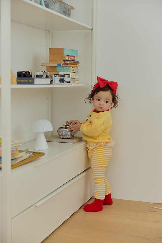 Sera - Korean Baby Fashion - #babyfever - Leggings Top and Bottom Set - 8