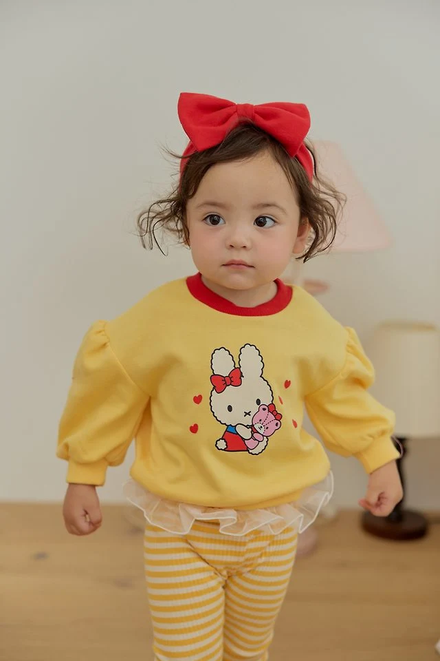 Sera - Korean Baby Fashion - #babyfever - Bongbong Ribbon Band - 5