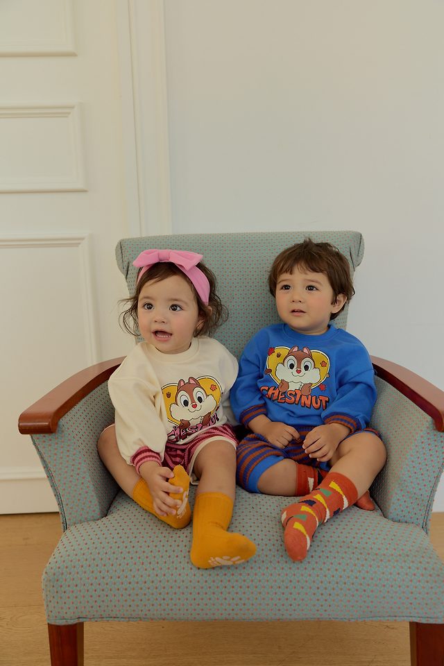Sera - Korean Baby Fashion - #babyfever - Squirrel Top and Bottom Set - 9