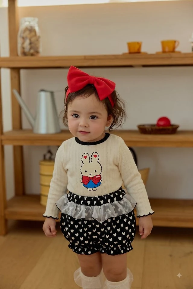 Sera - Korean Baby Fashion - #babygirlfashion - Bloomer Top and Bottom Set - 5