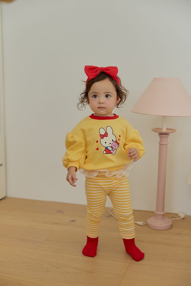 Sera - Korean Baby Fashion - #babyoninstagram - Leggings Top and Bottom Set - 11