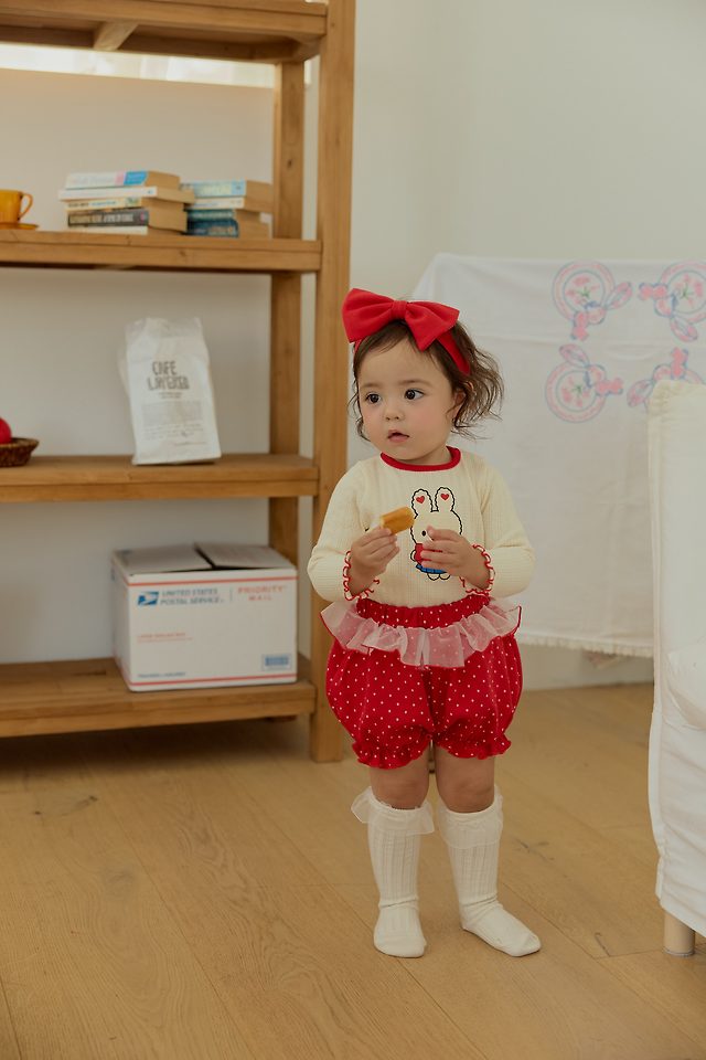 Sera - Korean Baby Fashion - #babyoninstagram - Bloomer Top and Bottom Set - 7