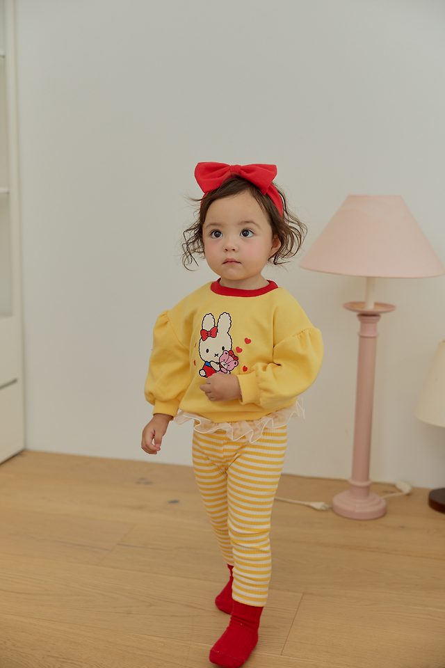 Sera - Korean Baby Fashion - #babyootd - Leggings Top and Bottom Set - 12
