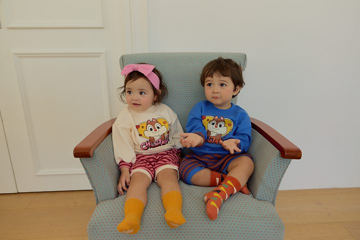 Sera - Korean Baby Fashion - #babywear - Squirrel Top and Bottom Set