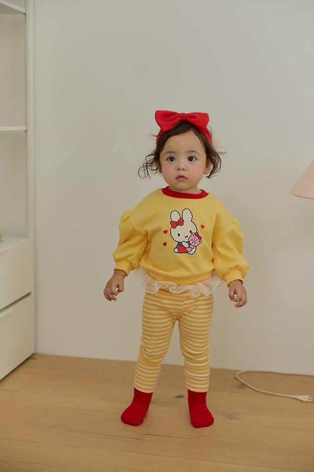 Sera - Korean Baby Fashion - #onlinebabyboutique - Leggings Top and Bottom Set