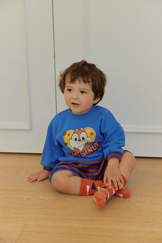 Sera - Korean Baby Fashion - #onlinebabyshop - Squirrel Top and Bottom Set - 3