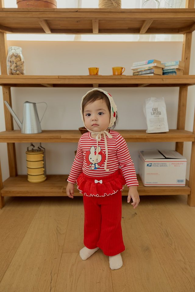 Sera - Korean Baby Fashion - #smilingbaby - Lolly Frill Top and Bottom Set - 11