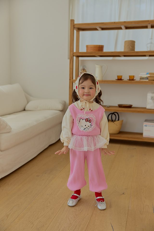 Sera - Korean Children Fashion - #Kfashion4kids - Charlotte Jacquard Pants