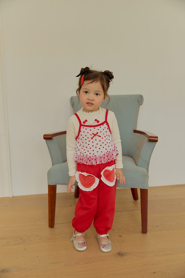 Sera - Korean Children Fashion - #Kfashion4kids - Jennie Mesh Layered Tee - 11