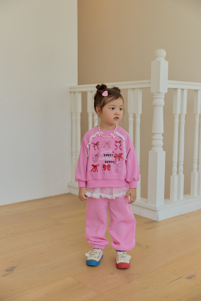 Sera - Korean Children Fashion - #Kfashion4kids - Waffle Lace Frill Pants - 8