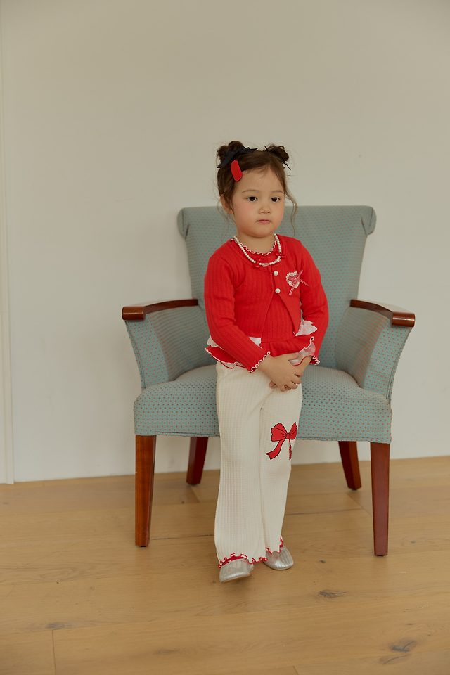 Sera - Korean Children Fashion - #childofig - Frill Lace Cardigan Set - 12