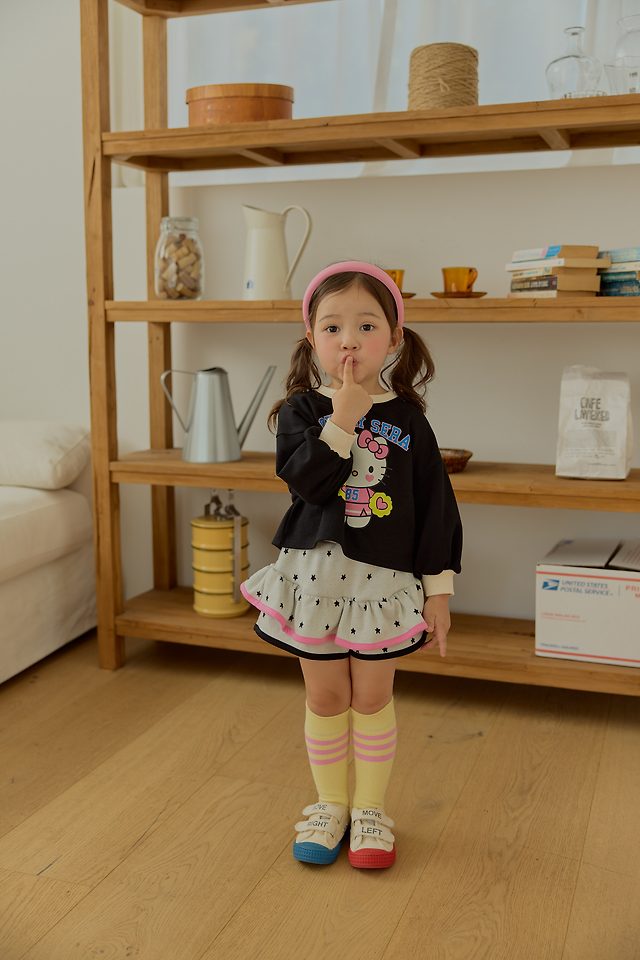 Sera - Korean Children Fashion - #childofig - Star Skirt Pants Set - 12
