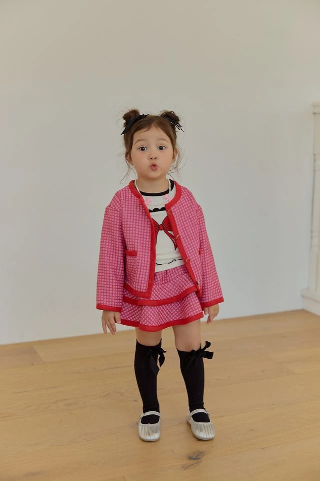 Sera - Korean Children Fashion - #childofig - Tweed Jacket - 5