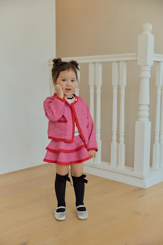 Sera - Korean Children Fashion - #childofig - Tweed Jacket - 6