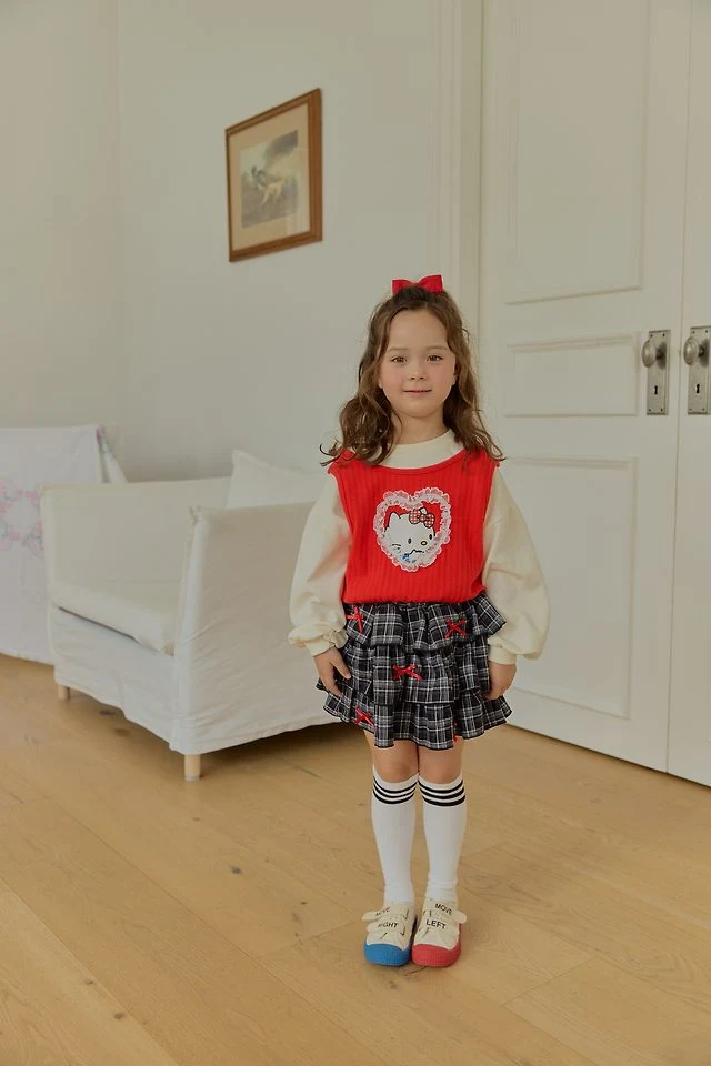 Sera - Korean Children Fashion - #childrensboutique - Check Petite Skirt - 7