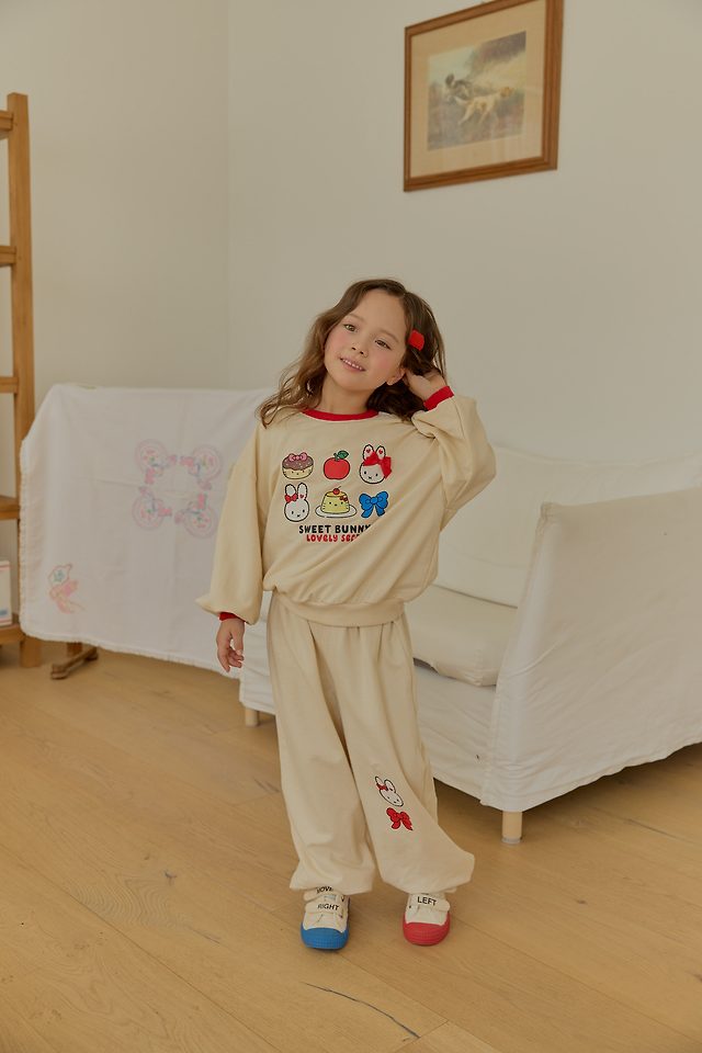 Sera - Korean Children Fashion - #childrensboutique - Pudding Warm-Up Set - 12