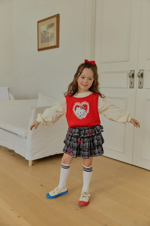 Sera - Korean Children Fashion - #designkidswear - Check Petite Skirt - 8