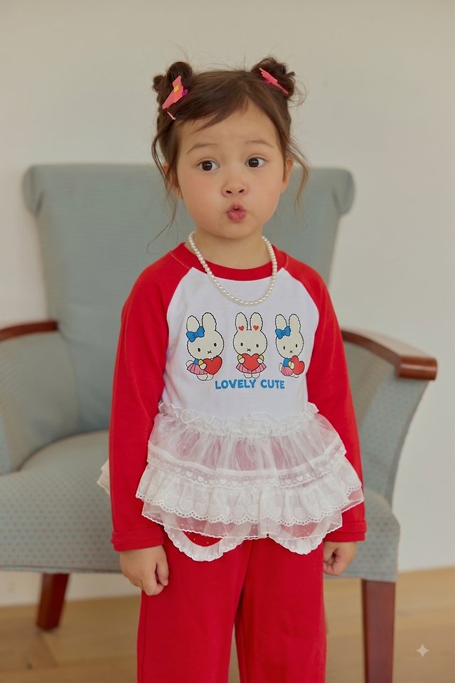 Sera - Korean Children Fashion - #designkidswear - Petite Raglan Tee - 3