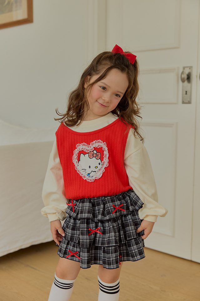 Sera - Korean Children Fashion - #discoveringself - Check Petite Skirt - 9