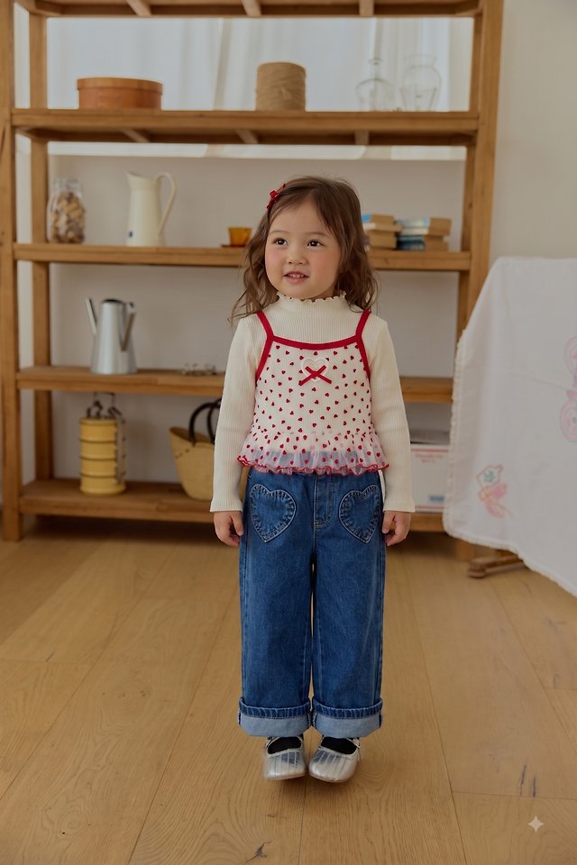 Sera - Korean Children Fashion - #discoveringself - Jennie Mesh Layered Tee - 6
