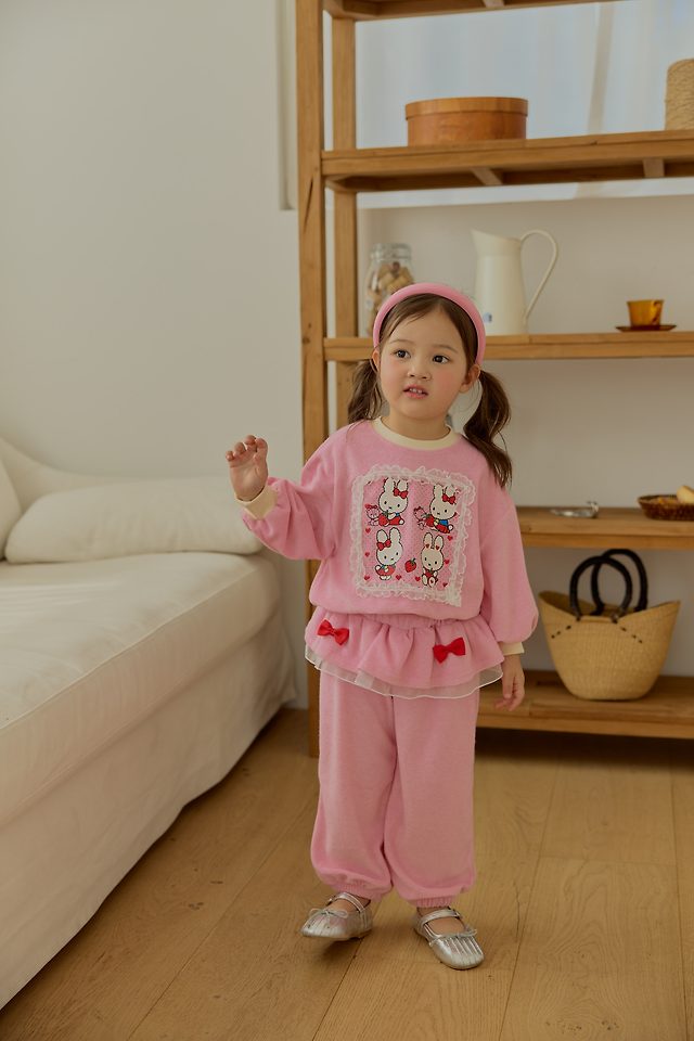 Sera - Korean Children Fashion - #discoveringself - Terry Lace Set - 3