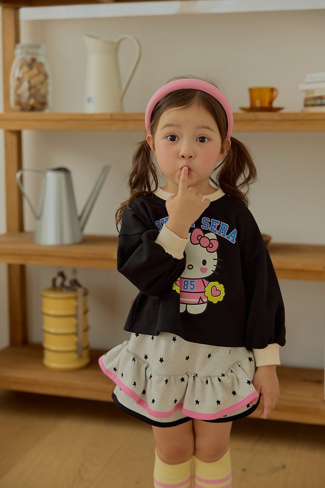 Sera - Korean Children Fashion - #discoveringself - Star Skirt Pants Set