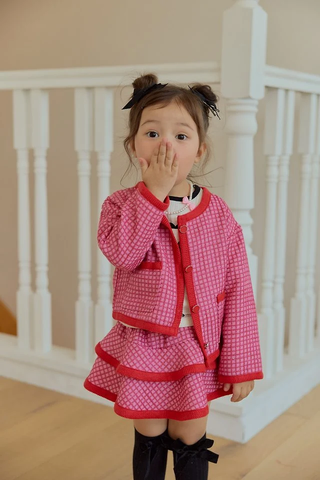 Sera - Korean Children Fashion - #discoveringself - Tweed Jacket - 9