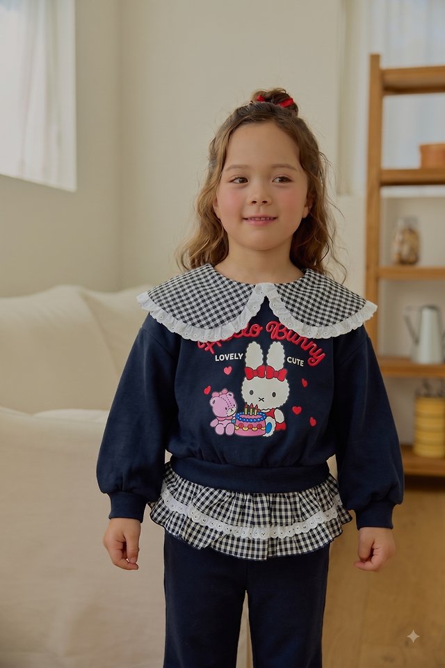 Sera - Korean Children Fashion - #designkidswear - Check Frill Bootcut Pants - 4