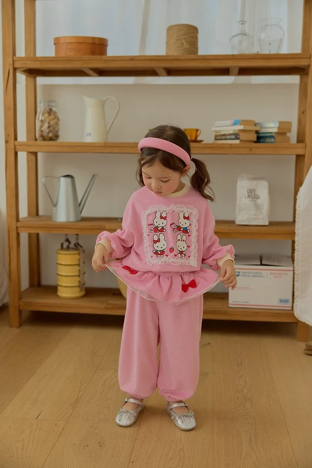Sera - Korean Children Fashion - #discoveringself - Terry Lace Set - 4