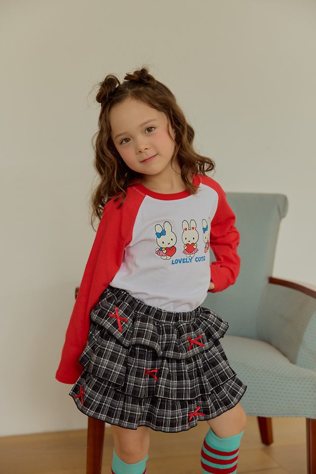Sera - Korean Children Fashion - #kidsstore - Petite Raglan Tee - 7