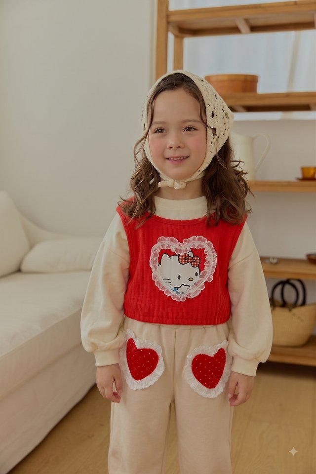 Sera - Korean Children Fashion - #kidsstore - Charlotte Layered Sweatshirt - 3
