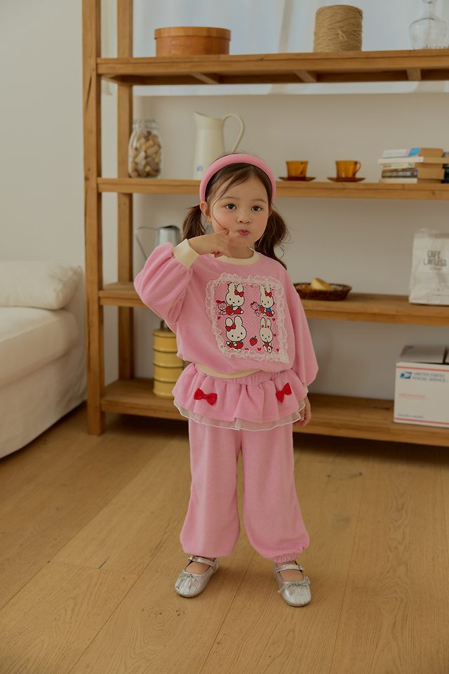 Sera - Korean Children Fashion - #kidzfashiontrend - Terry Lace Set - 7