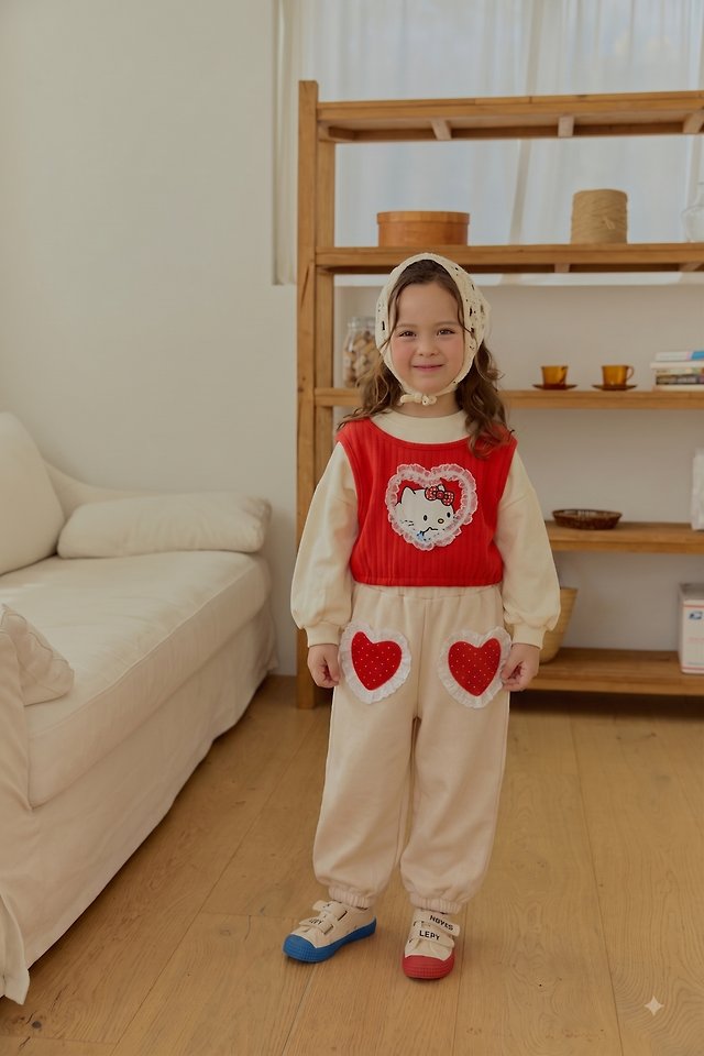 Sera - Korean Children Fashion - #kidsstore - Charlotte Layered Sweatshirt - 4