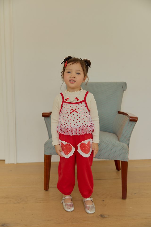 Sera - Korean Children Fashion - #littlefashionista - Jennie Mesh Layered Tee - 12