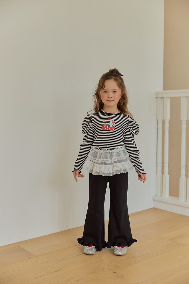 Sera - Korean Children Fashion - #littlefashionista - Chloe Frill Pants - 11