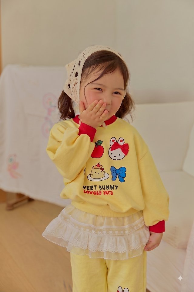 Sera - Korean Children Fashion - #littlefashionista - Pudding Warm-Up Set - 6
