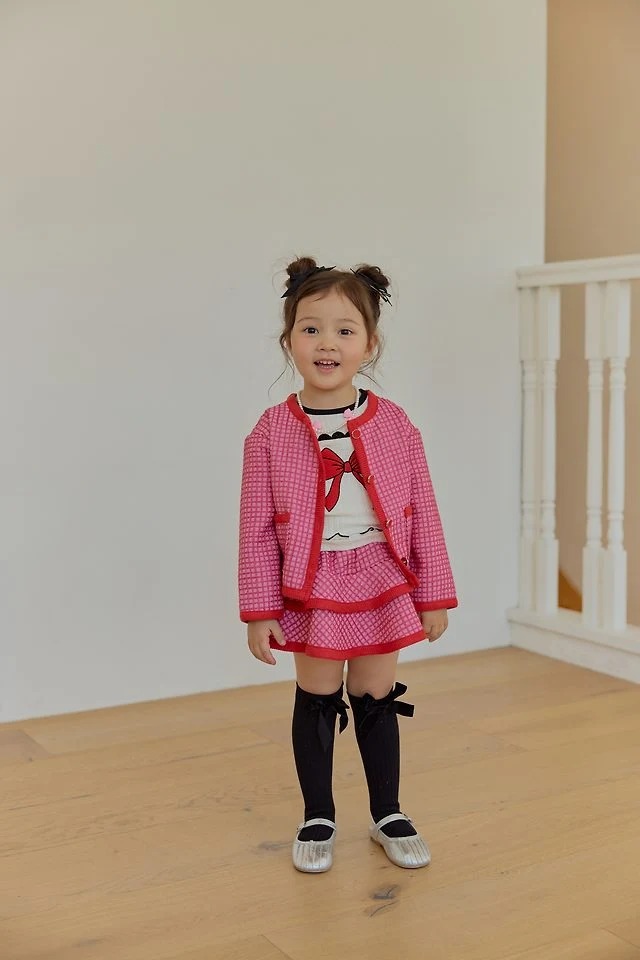 Sera - Korean Children Fashion - #littlefashionista - Tweed Skirt - 5