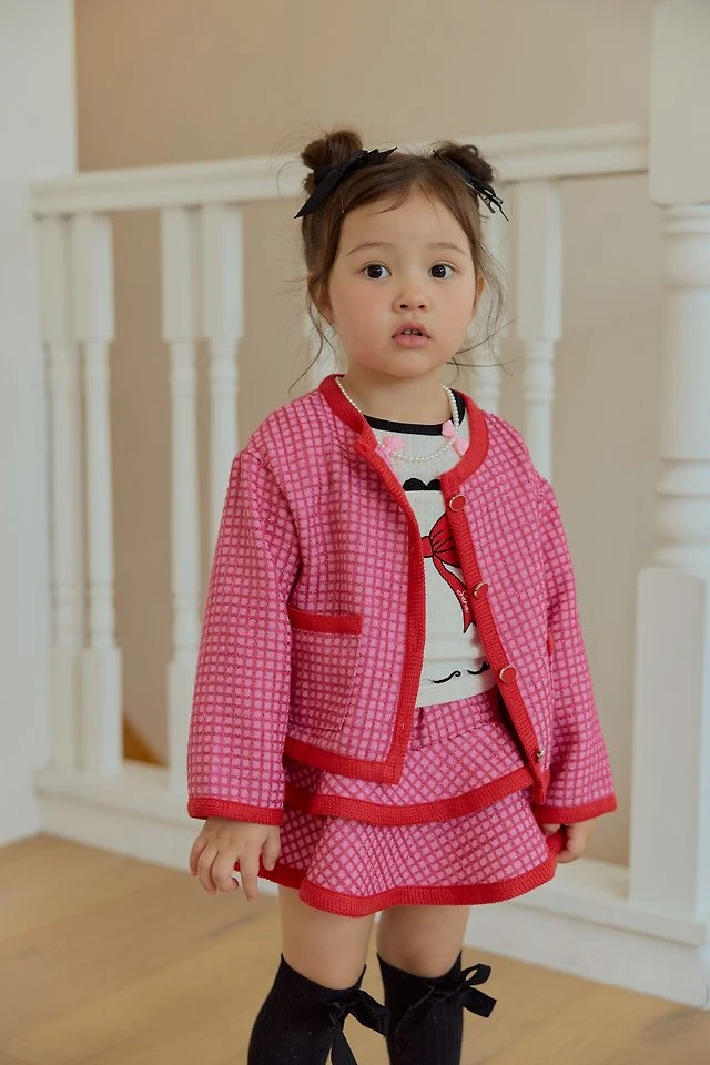 Sera - Korean Children Fashion - #littlefashionista - Tweed Jacket