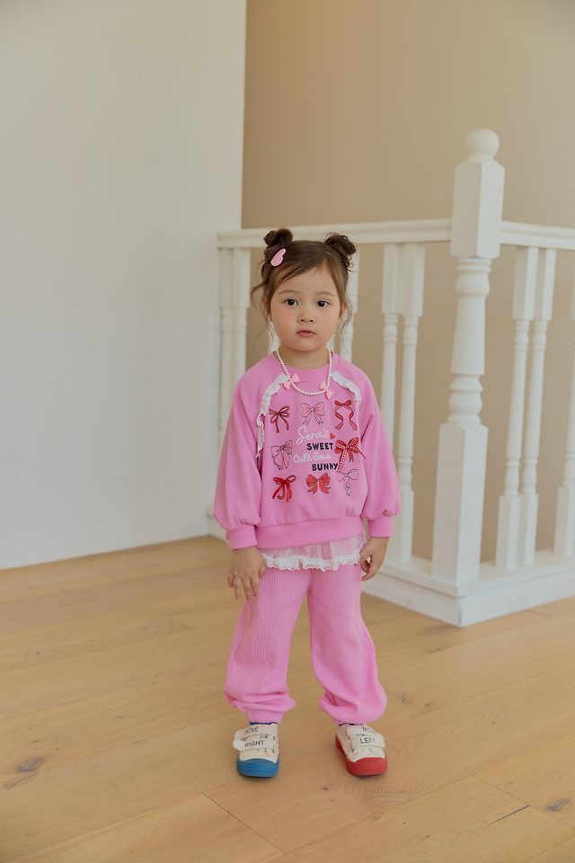 Sera - Korean Children Fashion - #littlefashionista - Waffle Lace Frill Pants - 9
