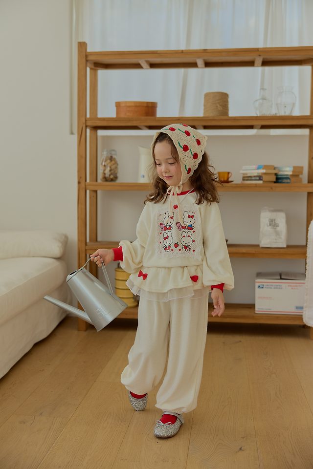 Sera - Korean Children Fashion - #magicofchildhood - Terry Lace Set - 10
