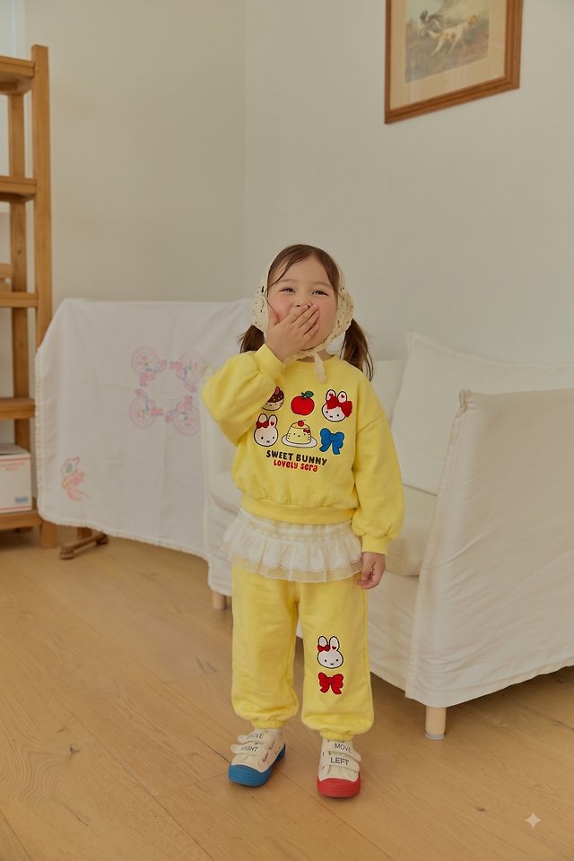 Sera - Korean Children Fashion - #magicofchildhood - Pudding Warm-Up Set - 7