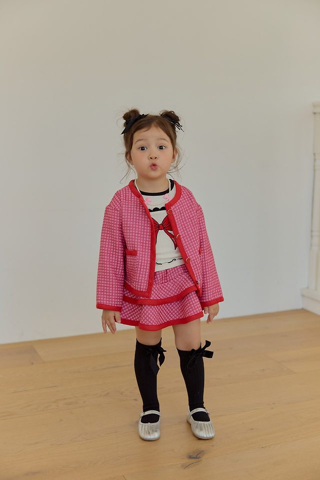 Sera - Korean Children Fashion - #magicofchildhood - Tweed Skirt - 6