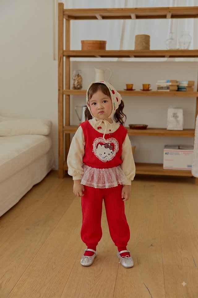 Sera - Korean Children Fashion - #prettylittlegirls - Charlotte Jacquard Pants - 5
