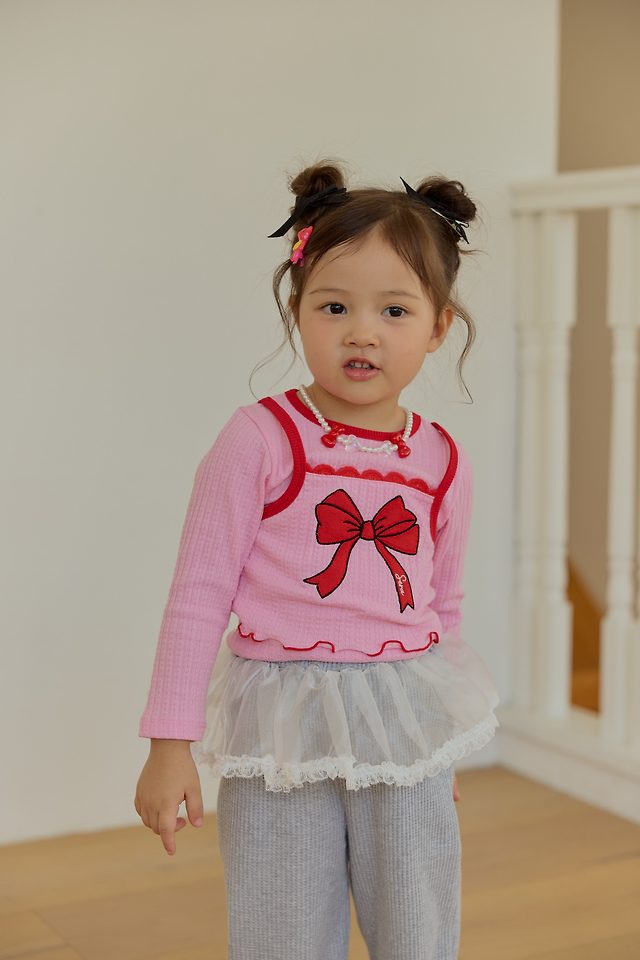 Sera - Korean Children Fashion - #prettylittlegirls - Waffle Lace Frill Pants - 12