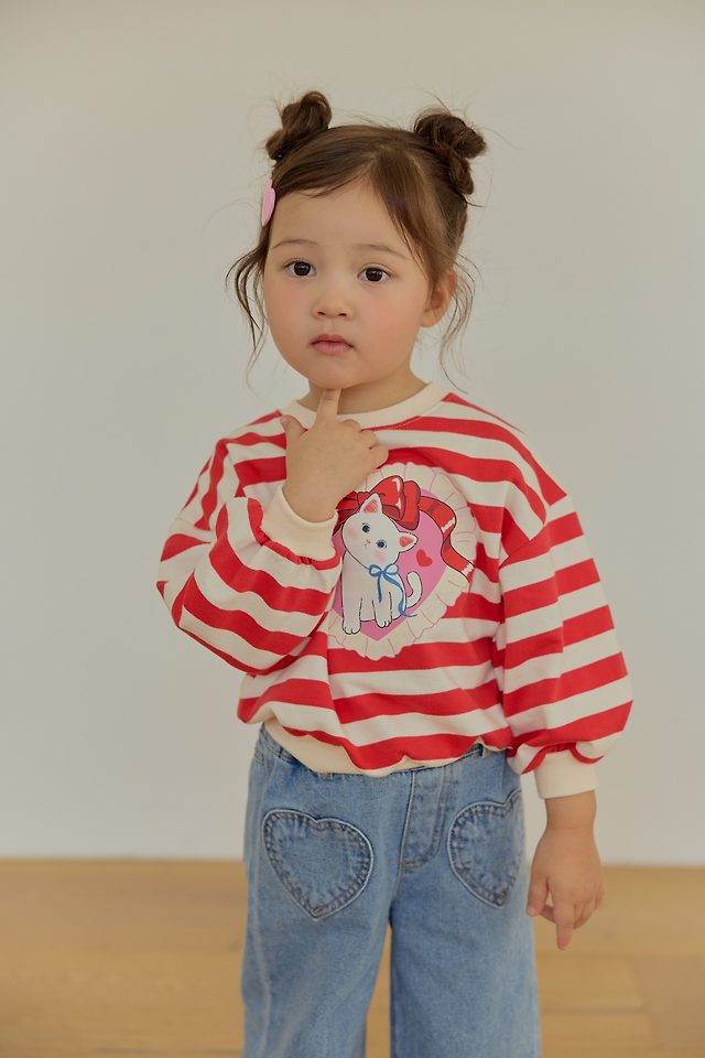 Sera - Korean Children Fashion - #prettylittlegirls - Love Denim Pants - 11
