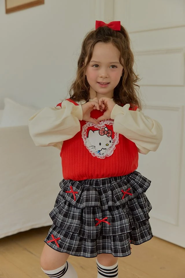 Sera - Korean Children Fashion - #stylishchildhood - Check Petite Skirt - 5