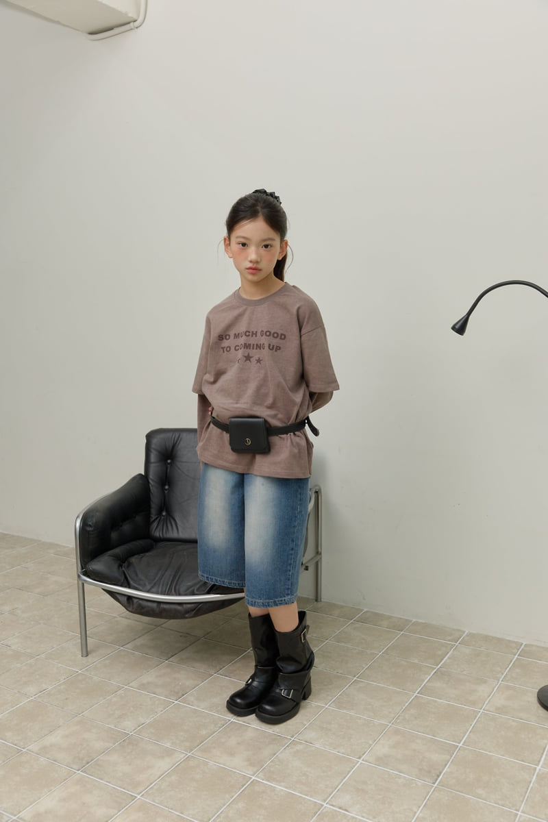 Sm2 - Korean Children Fashion - #Kfashion4kids - Denim Bermuda Pants - 7